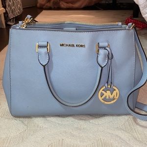 Powder Blue Micheal Kors Satchel.